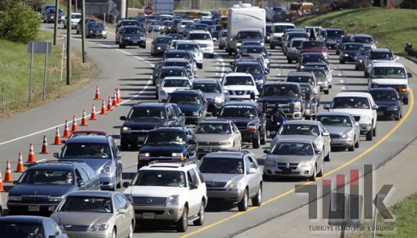 2022 Ekim Ayında 102 Bin 403 Adet Taşıtın Trafiğe Kaydı Yapıldı